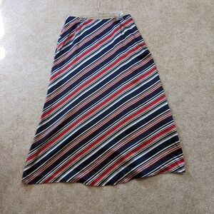 NWOT Liz Claiborne Silk Maxi Skirt